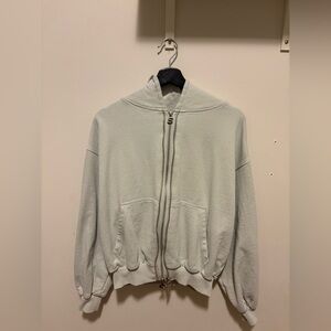 Scuffers Steel Grey Zip Up Hoodie